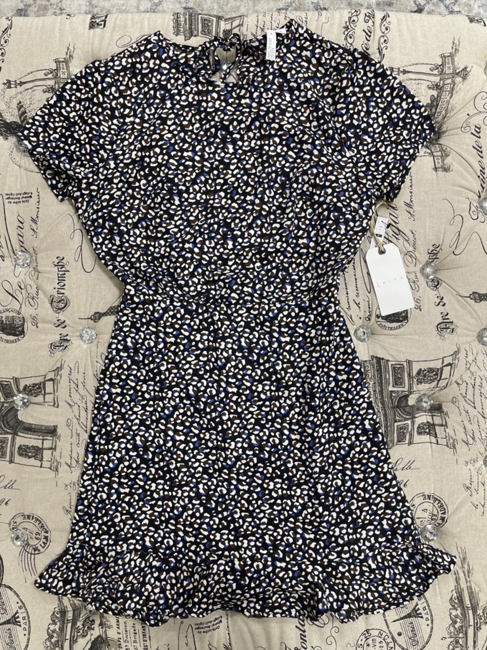 Leith Ruffle Open Back Minidress - Picture 3 of 15